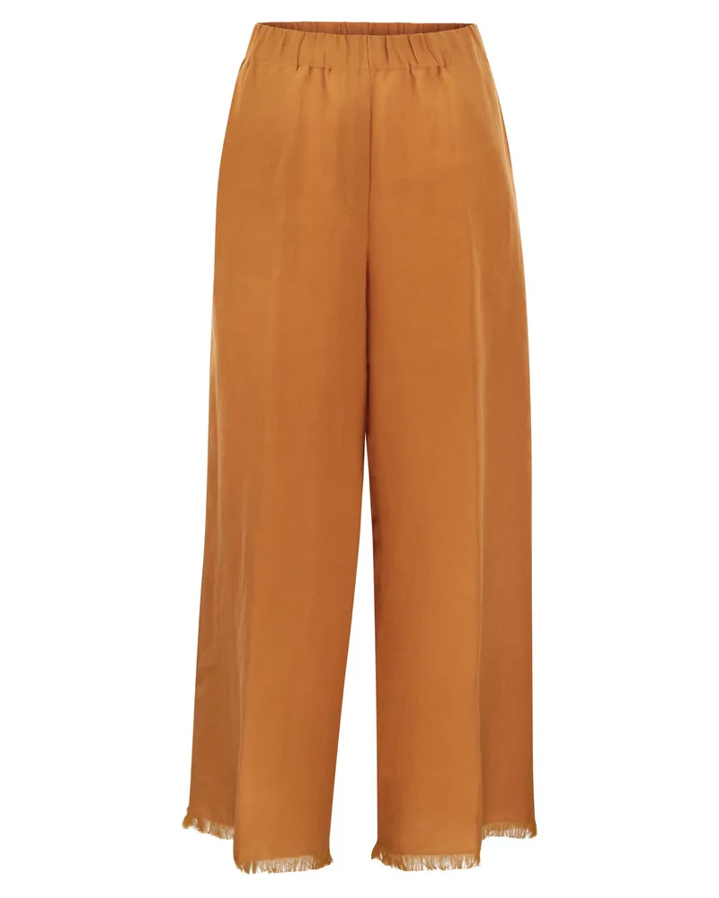 Antonelli Firenze Ryan Loose Leinenhose Orange