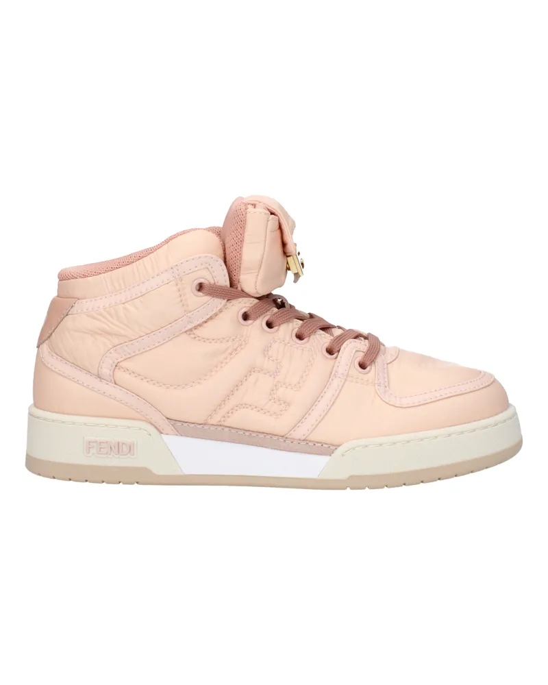 Fendi Baguette Damens Sneakers Nylon Pink/Pfirsich -