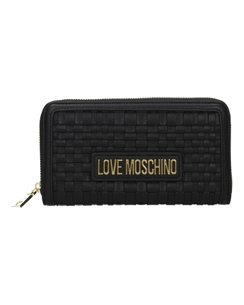 Moschino Liebe Moschino Brieftasche Frauen Polyurethan schwarz -