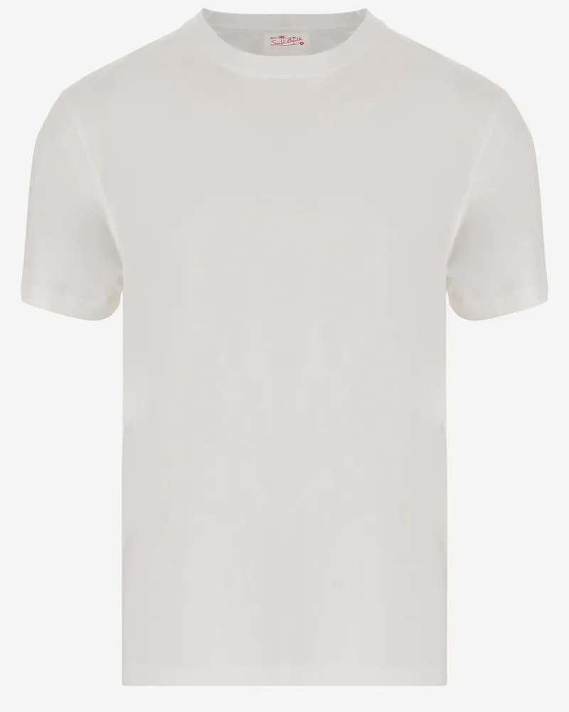 MC2 Saint Barth Cotton T -Shirt White
