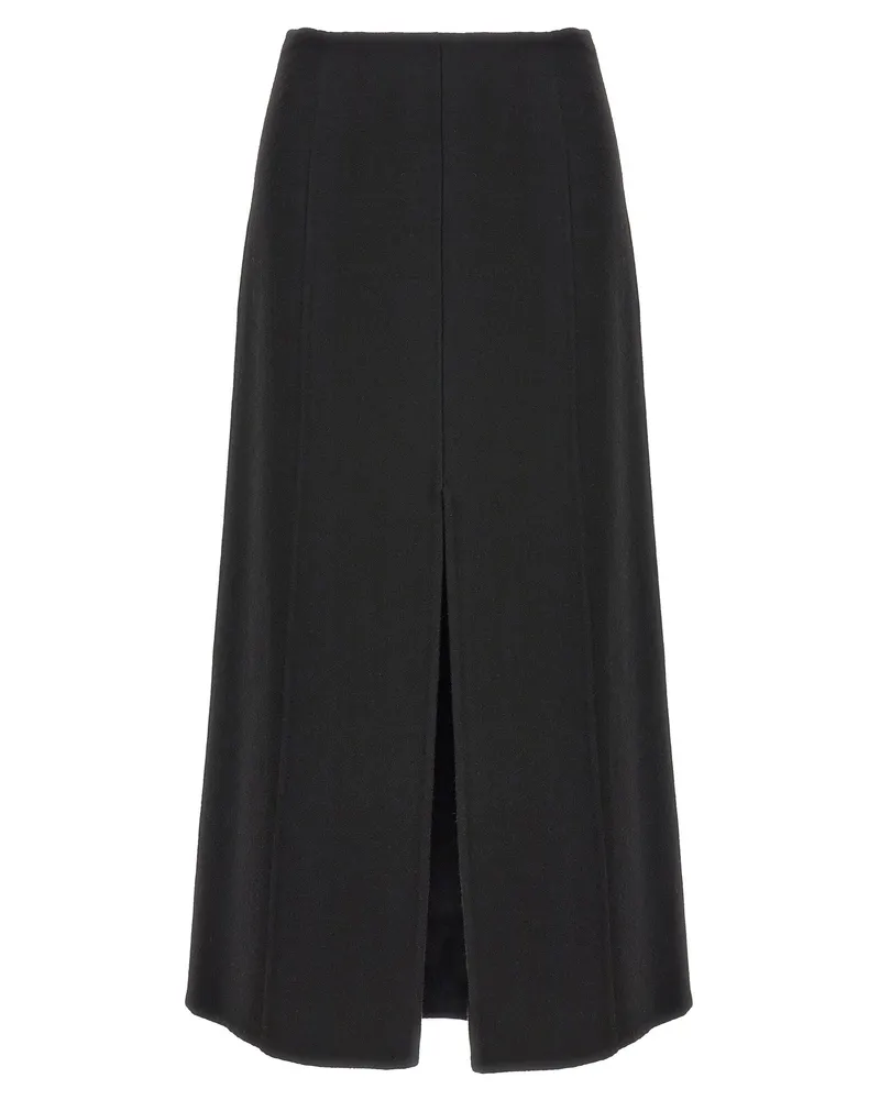 Ermanno Scervino Long Tuchrock Schwarz