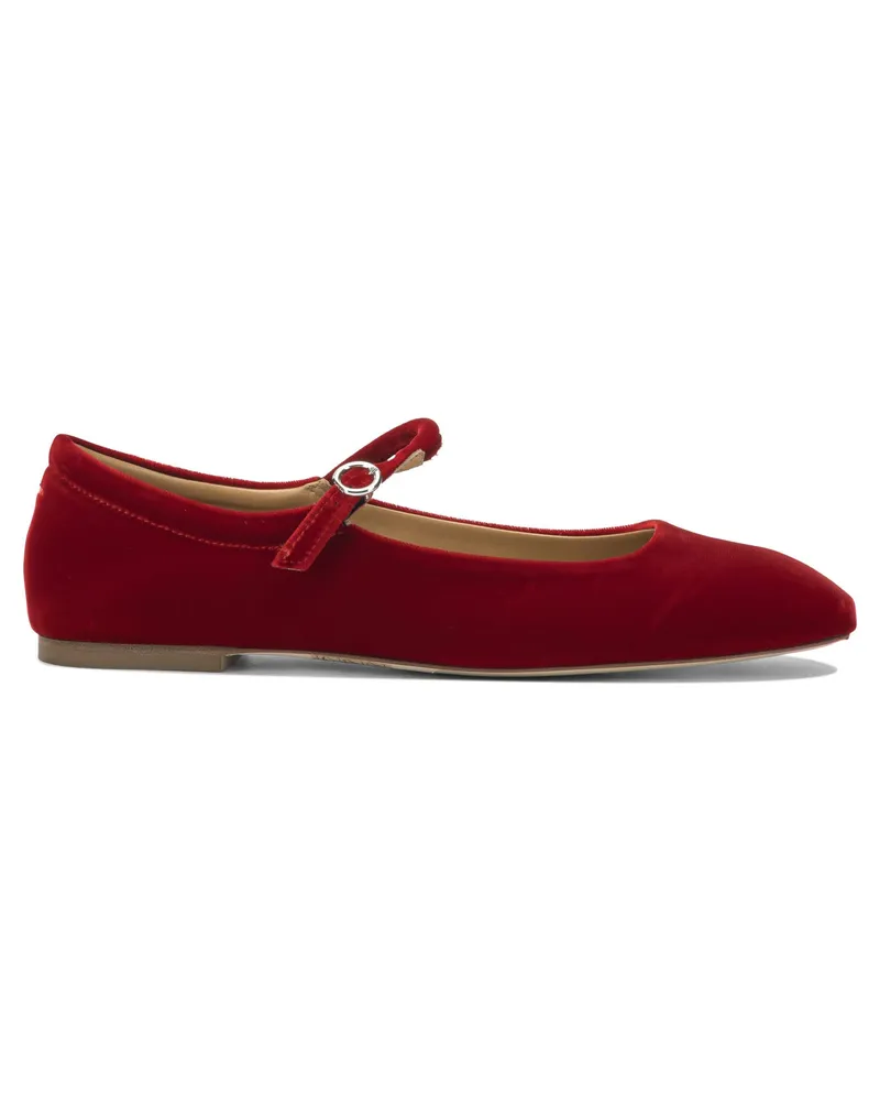 aeyde Uma“ Mary Jane Ballerinas Red