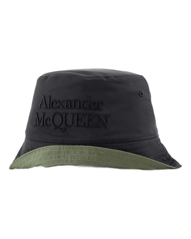 Alexander McQueen Niedriger Reverse Eimer Hut  Polyester Khaki Khaki