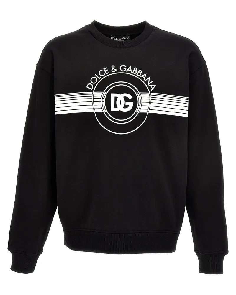Dolce & Gabbana Logo Print Sweatshirt White