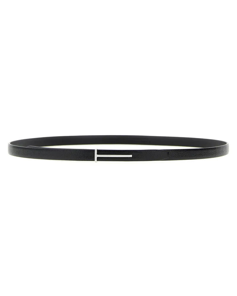 Tom Ford t' Ledergürtel Black