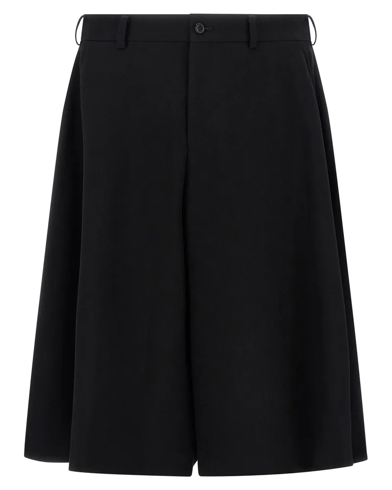 Comme des Garçons extra lose Bein -Bermuda -Shorts Black