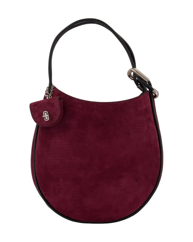 Marc Jacobs Die große Hobo -Umhängetasche  Leder lila lila Lila