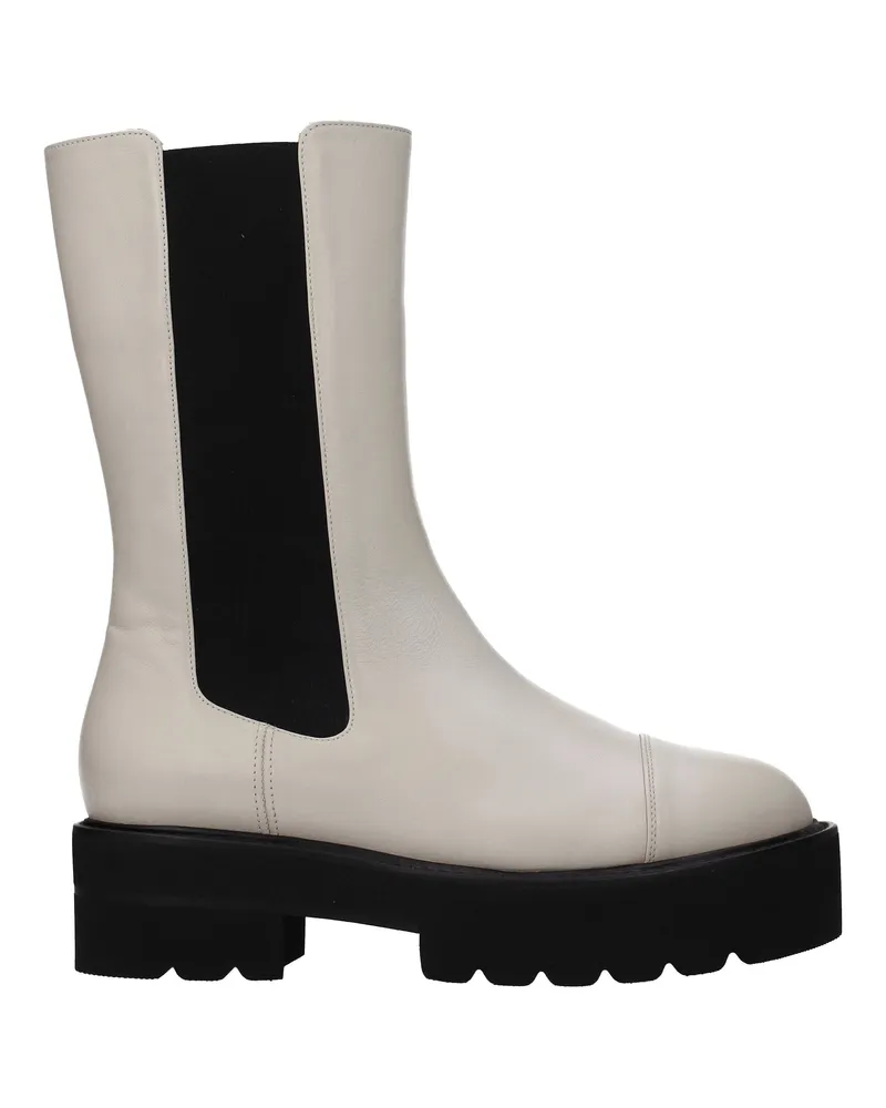 Stuart Weitzman Presley Boots Frauen Leder beige/Hafer -