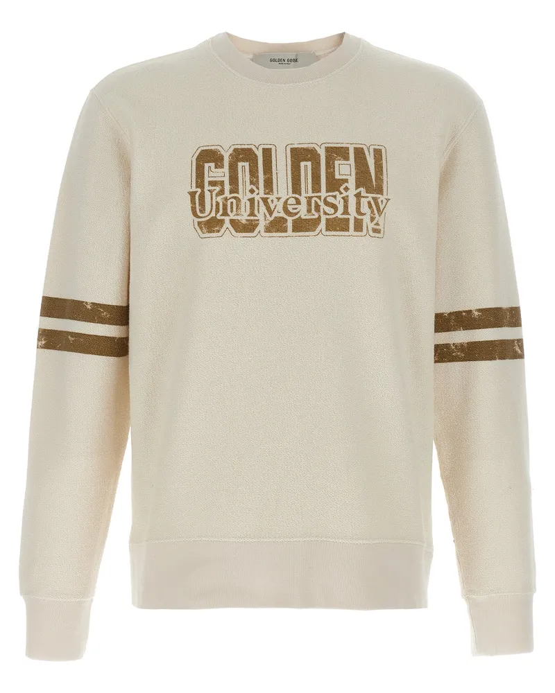 Golden Goose Golden Gans 'Archibald' Sweatshirt Beige
