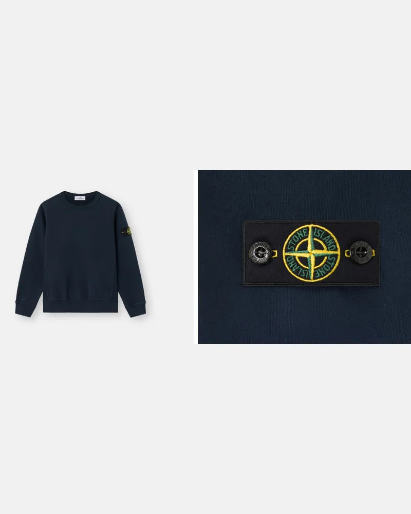 Stone Island Pullover Blau Blue