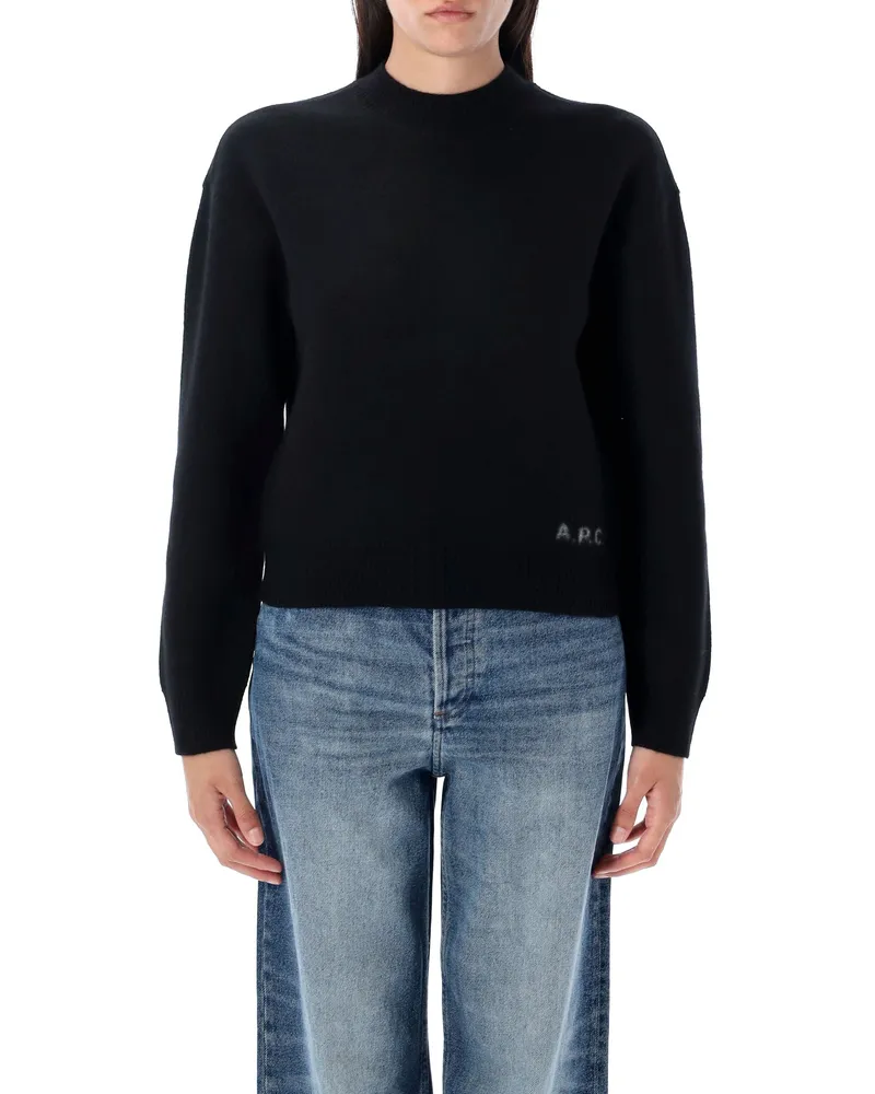 A.P.C. Pullover schwarz Black
