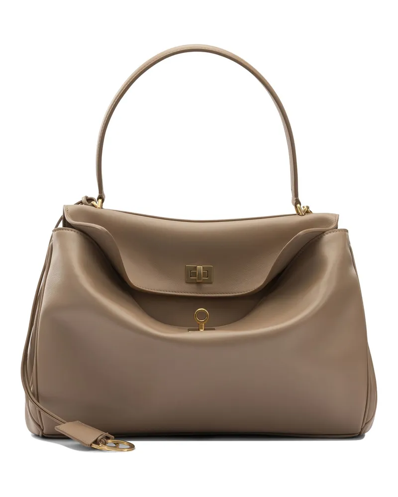 Balenciaga Rodeo“ Umhängetasche Beige