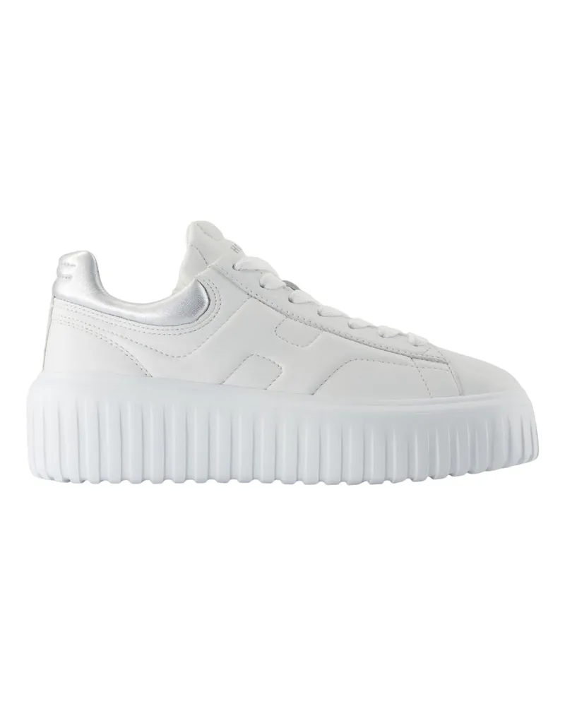 Hogan H Stripes Sneakers  Leder Weiß White