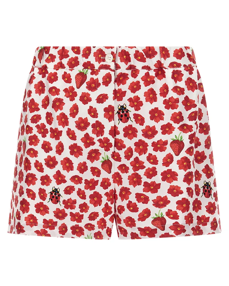 Versace Strawberry Garden' Shorts Multicolor