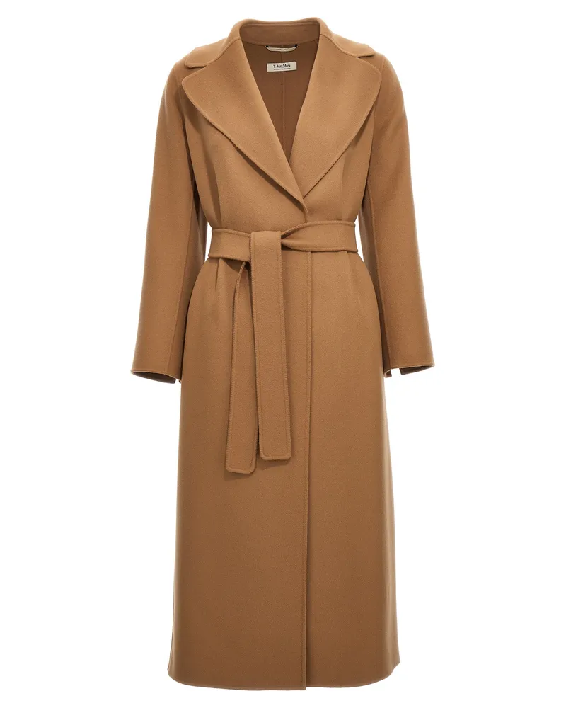 Max Mara Pololdo' Mantel Brown