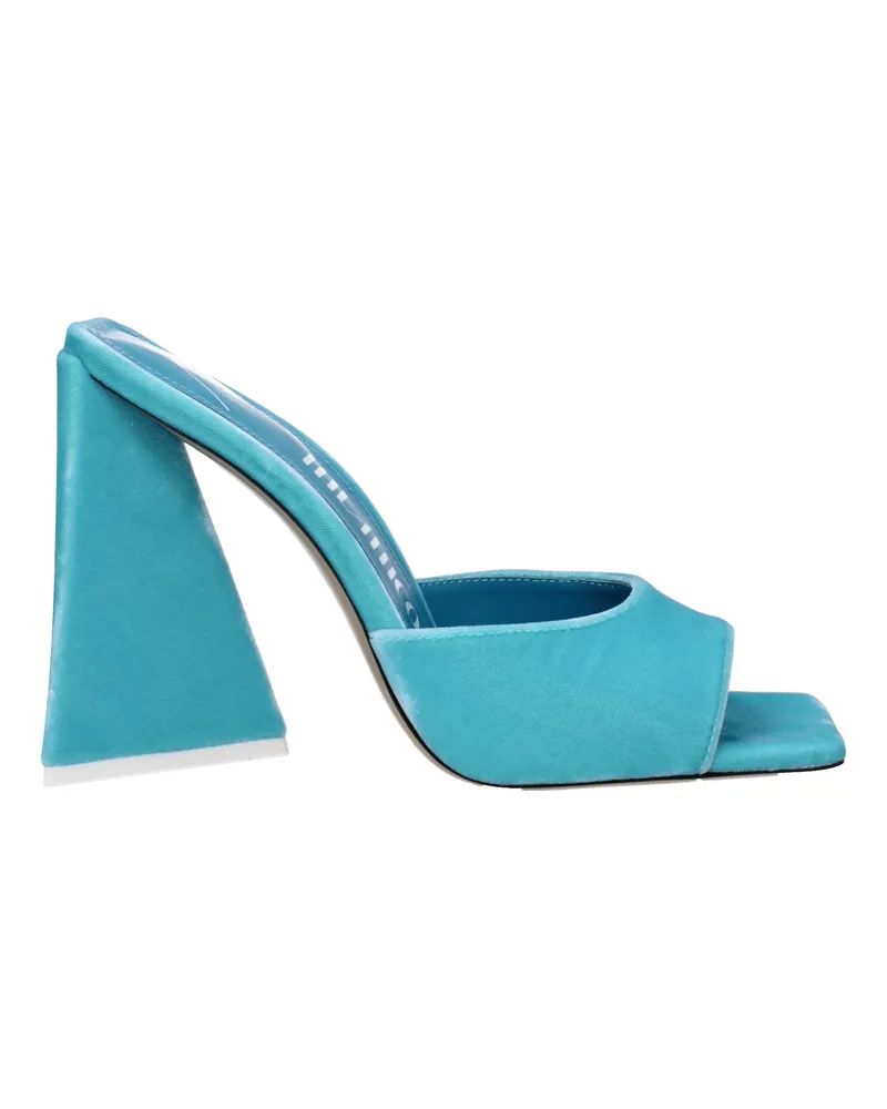 ATTICO Die Attico Devon Frauens Sandalen Samt Blau/Türkis -