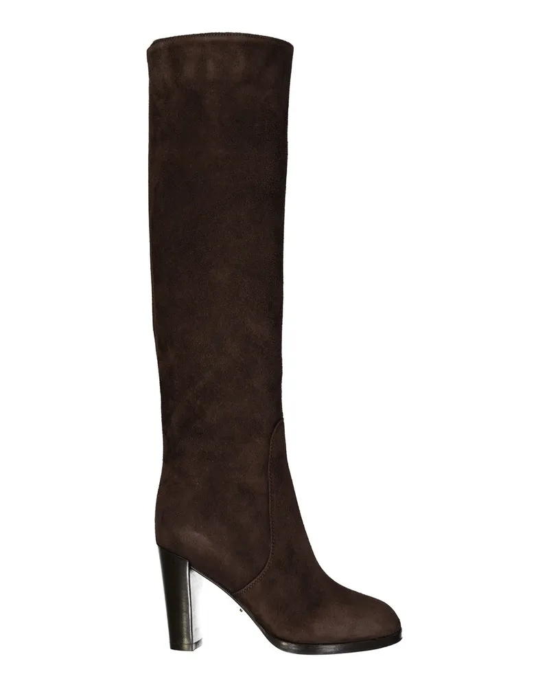 Sergio Rossi Lederstiefel Brown