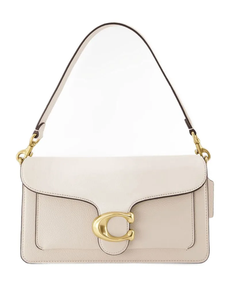Coach Tabby 26 Hobo Bag  Cream Leder Weiß