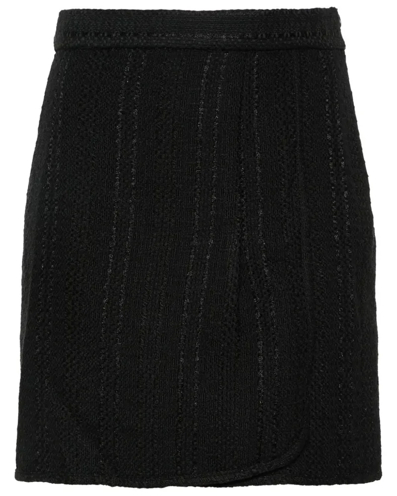 IRO gestrickter Minirock Black