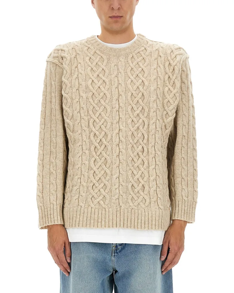 Moschino Pullover mit T -Shirt Ivory