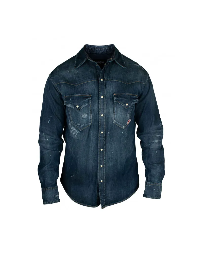 Dsquared2 Hemd Blue
