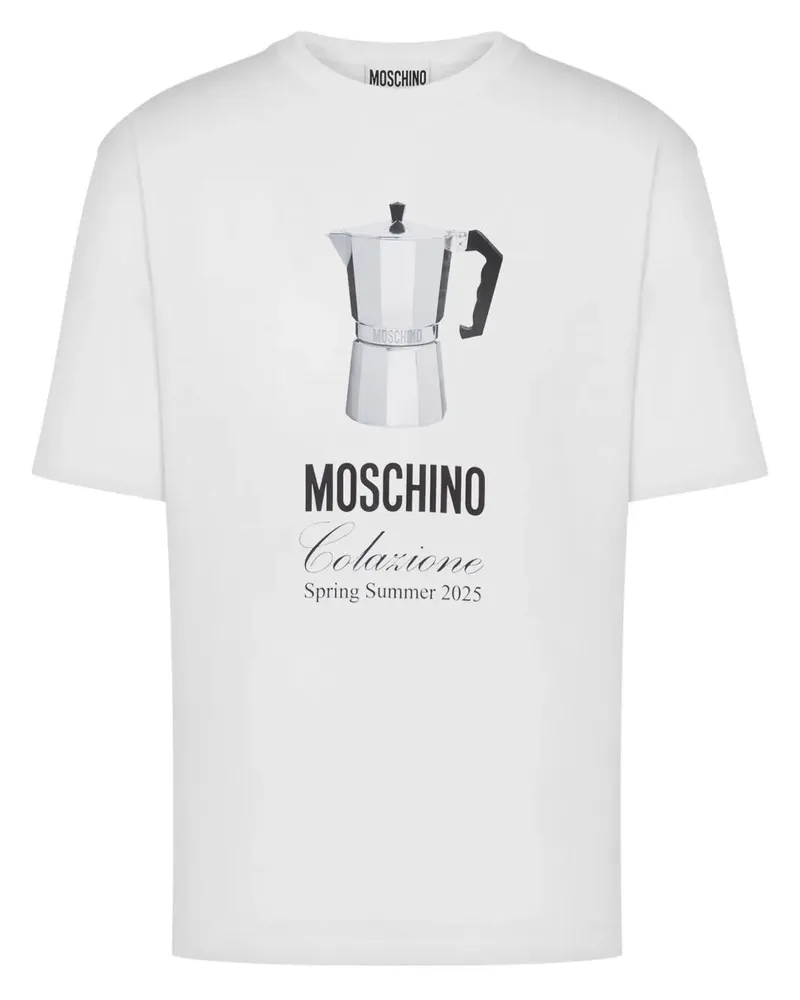 Moschino T -Shirt mit Druck 1001