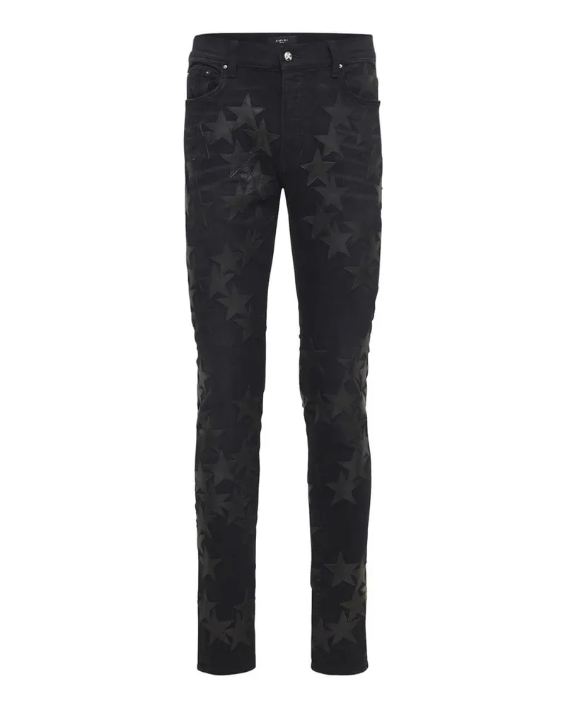 Amiri Cotton Denim Jeans Grau