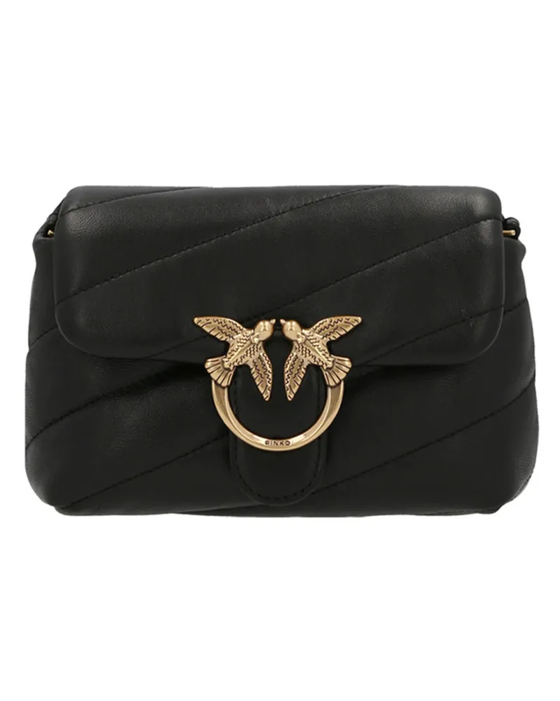 Pinko Love Baby Puff' Crossbody -Tasche Schwarz