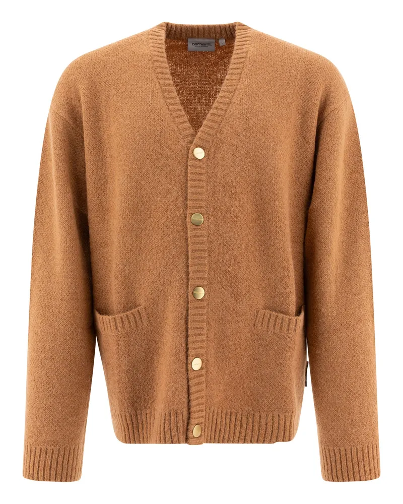 Carhartt WIP Merton" Strickjacke Brown