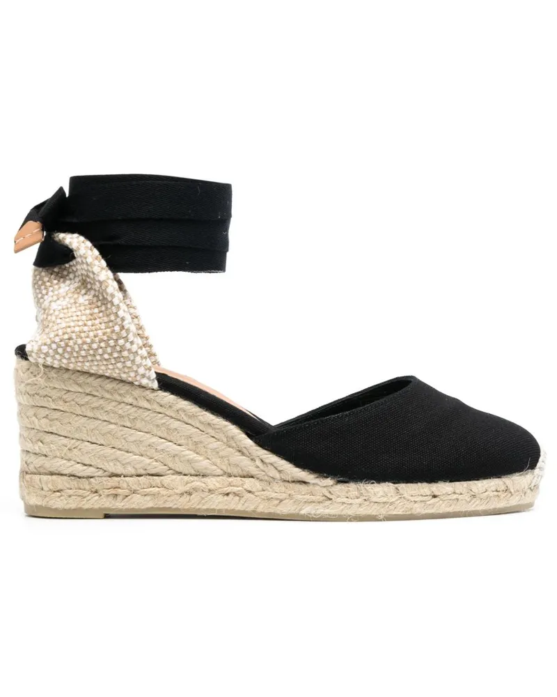 Castañer Carina Canvas Espadrilles Black