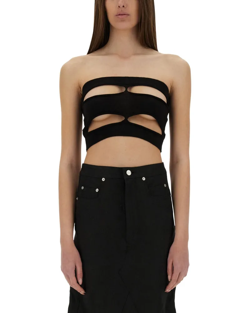 Rick Owens Tanja Bandeau" Top Black