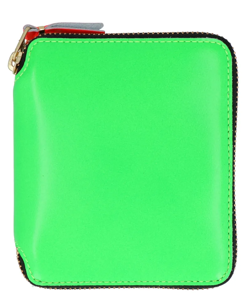 Comme des Garçons Comme des Garçons Brieftasche 'Fluo Lederlinie' Brieftasche Grün