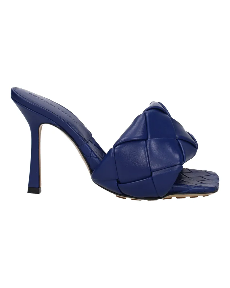 Bottega Veneta Sandalen Frauen Lederblau/Kreuzfahrt -