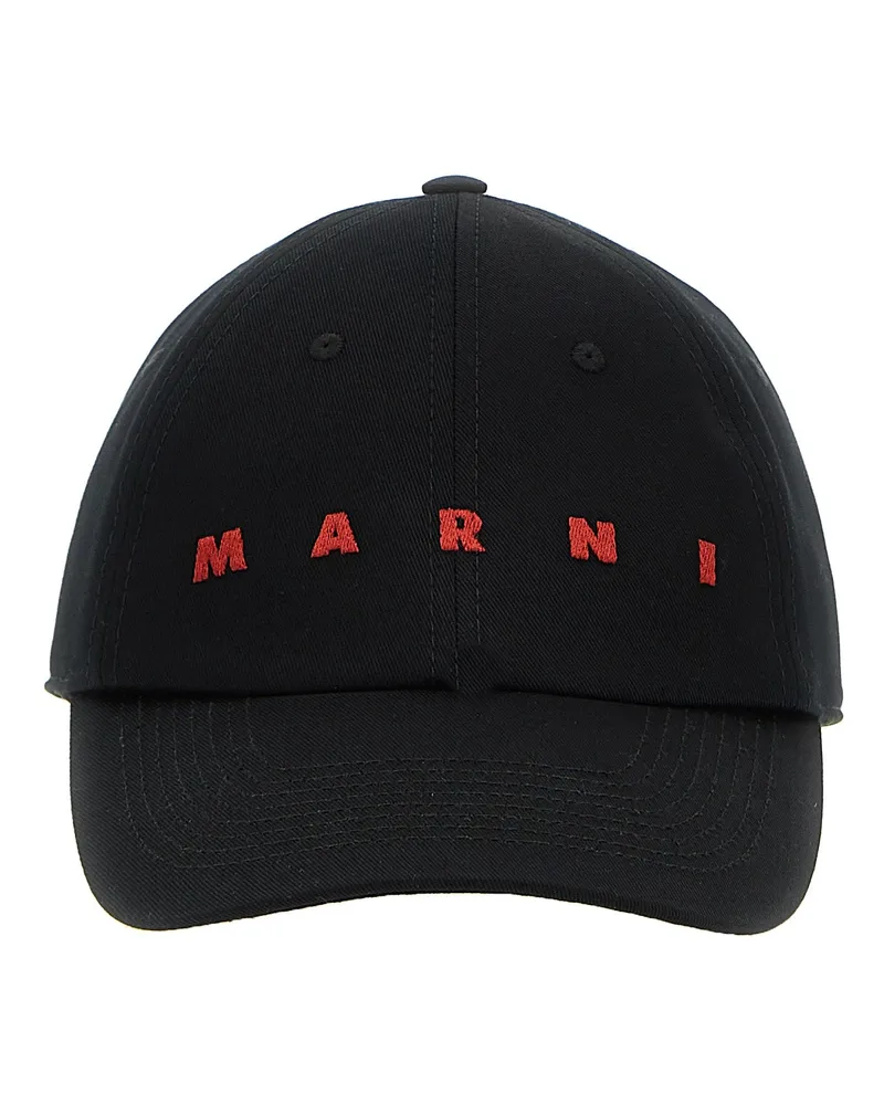 Marni Logo Stickerei Schwarz