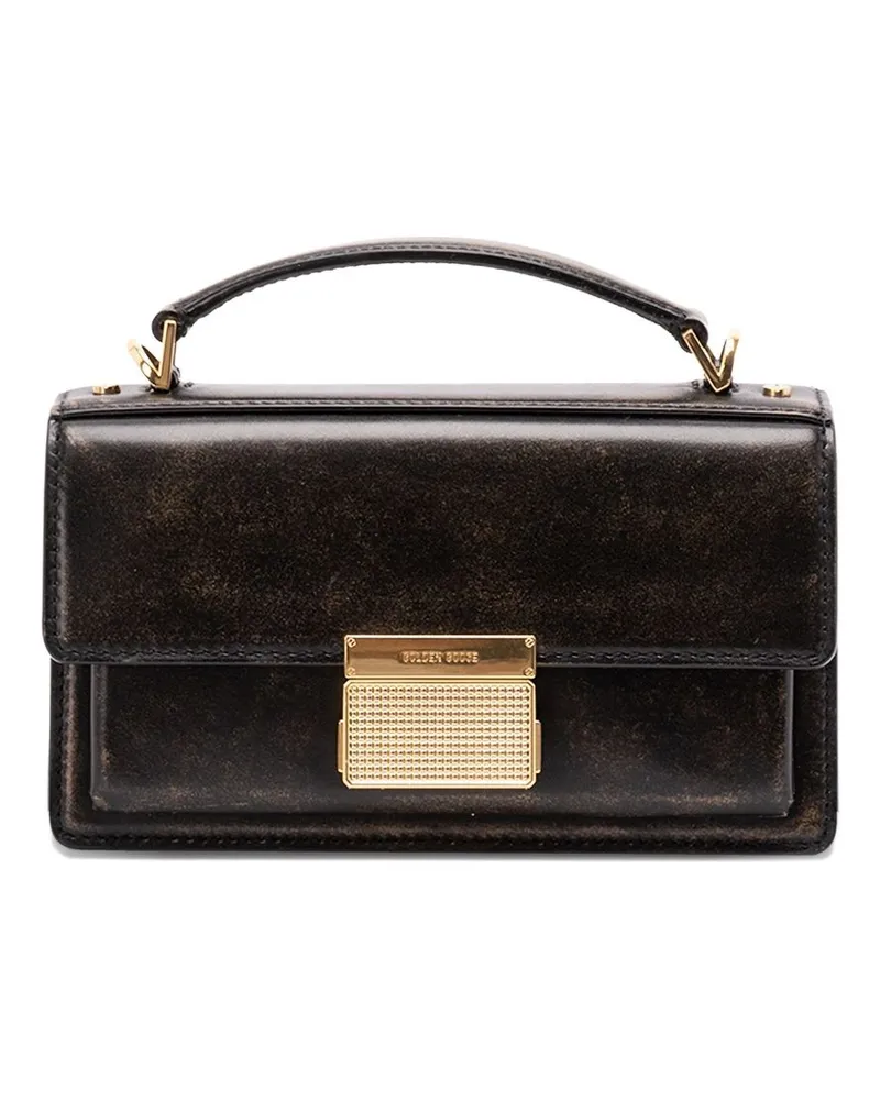 Golden Goose Goldene Gans Venezia kleine Lederhandtasche Black