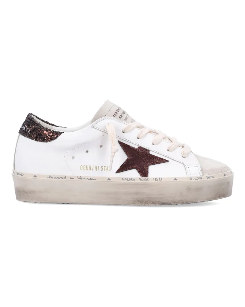 Golden Goose Golden Gänse -Turnschuhe White