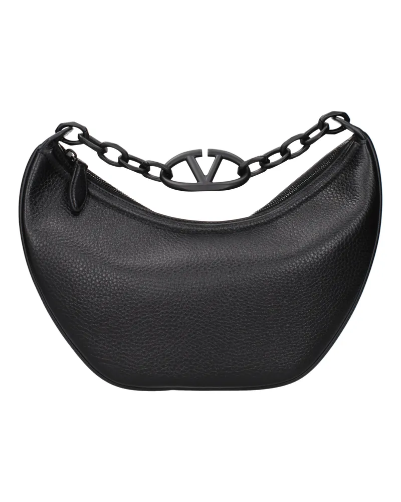 Valentino Garavani Damens Handtaschen aus schwarzem Leder -