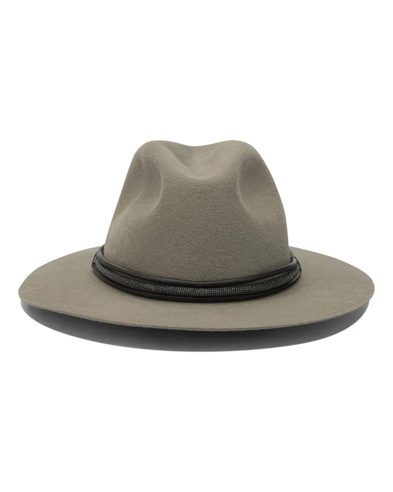 Brunello Cucinelli Wollhut Beige