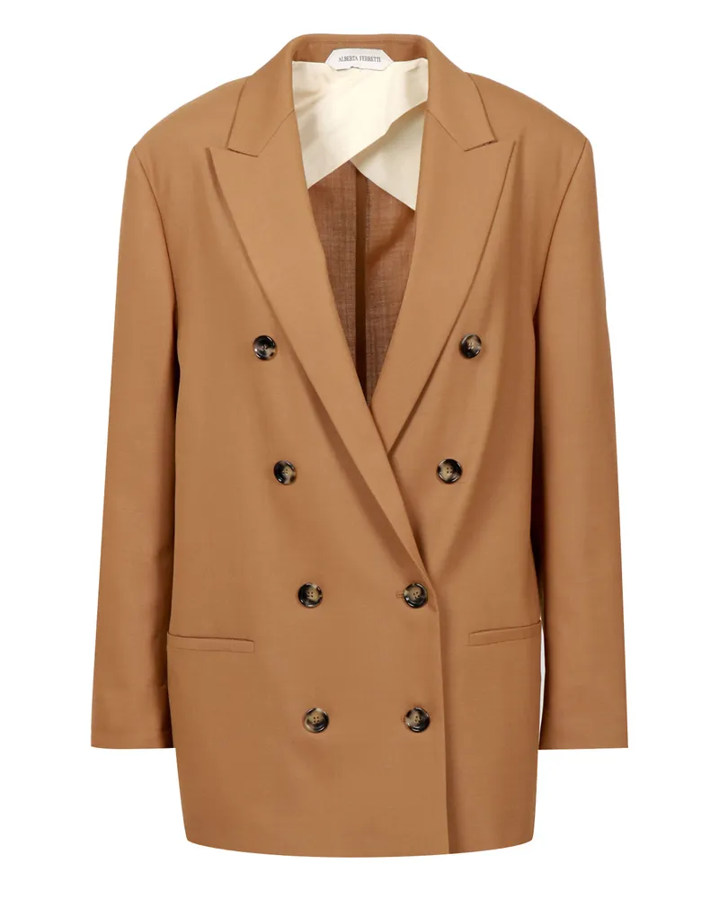 Alberta Ferretti Jacken Kamel Camel
