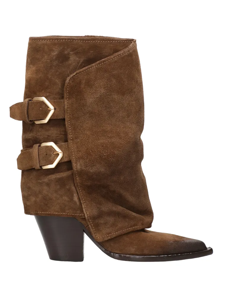 Elena Iachi Stiefel Braun Brown