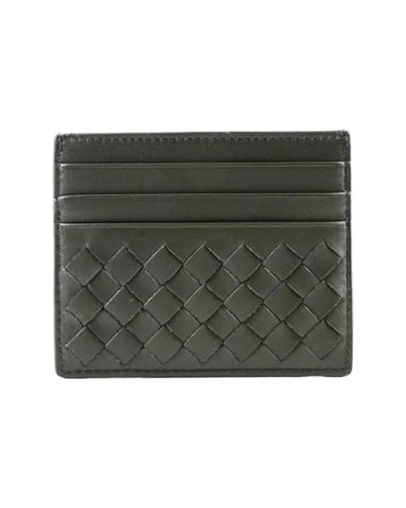 Bottega Veneta Intrecciato Kartenhalter Gray