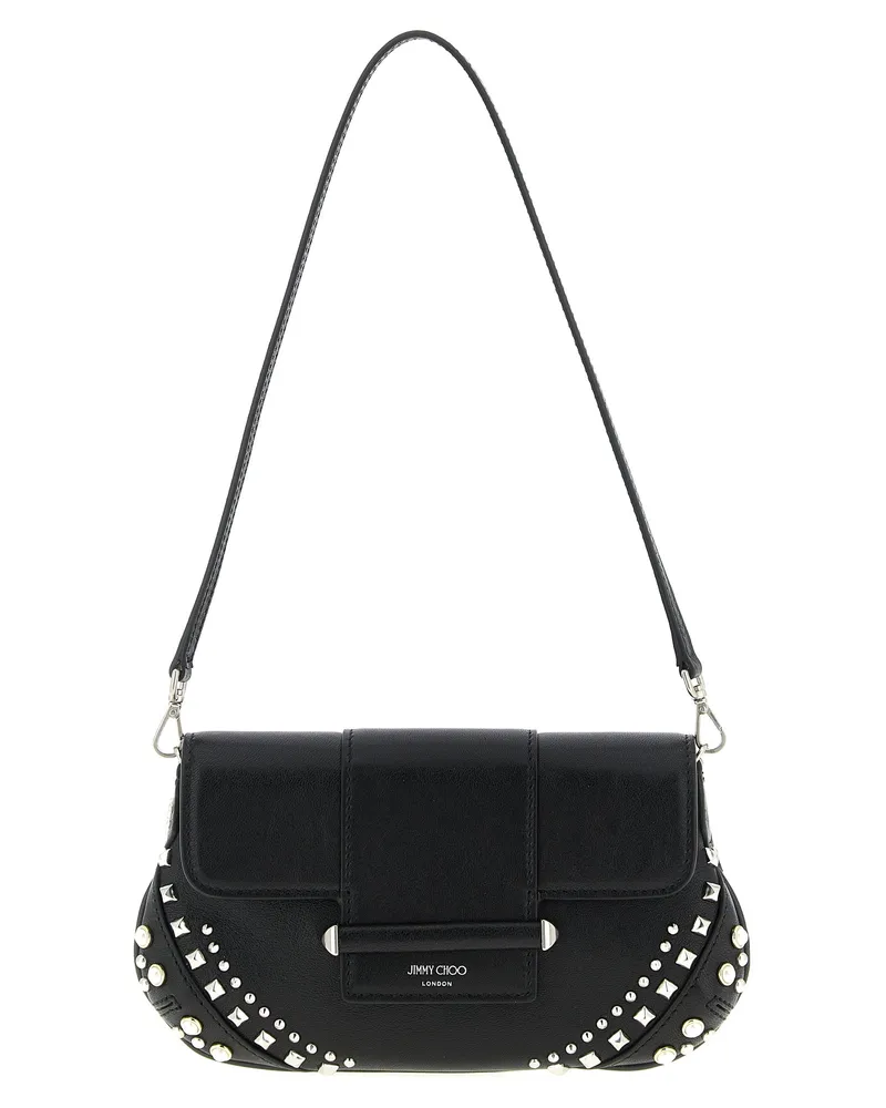 Jimmy Choo Bar“-Geldbörse mit Kette Black