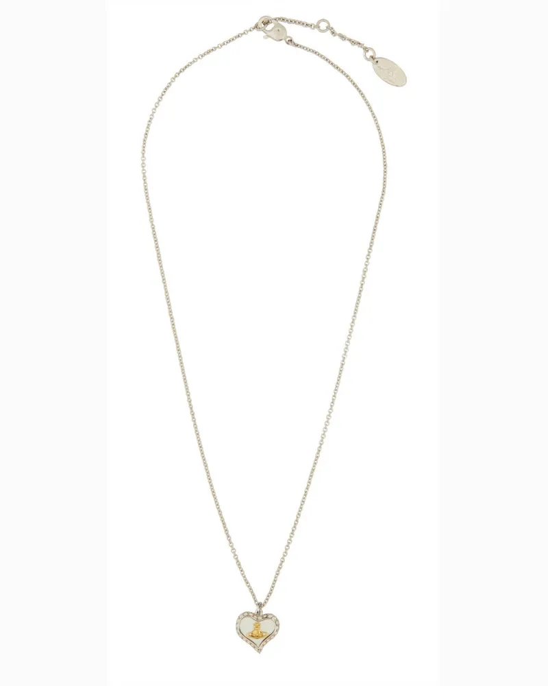 Vivienne Westwood Halskette mit dem Anhänger "Petra Silver