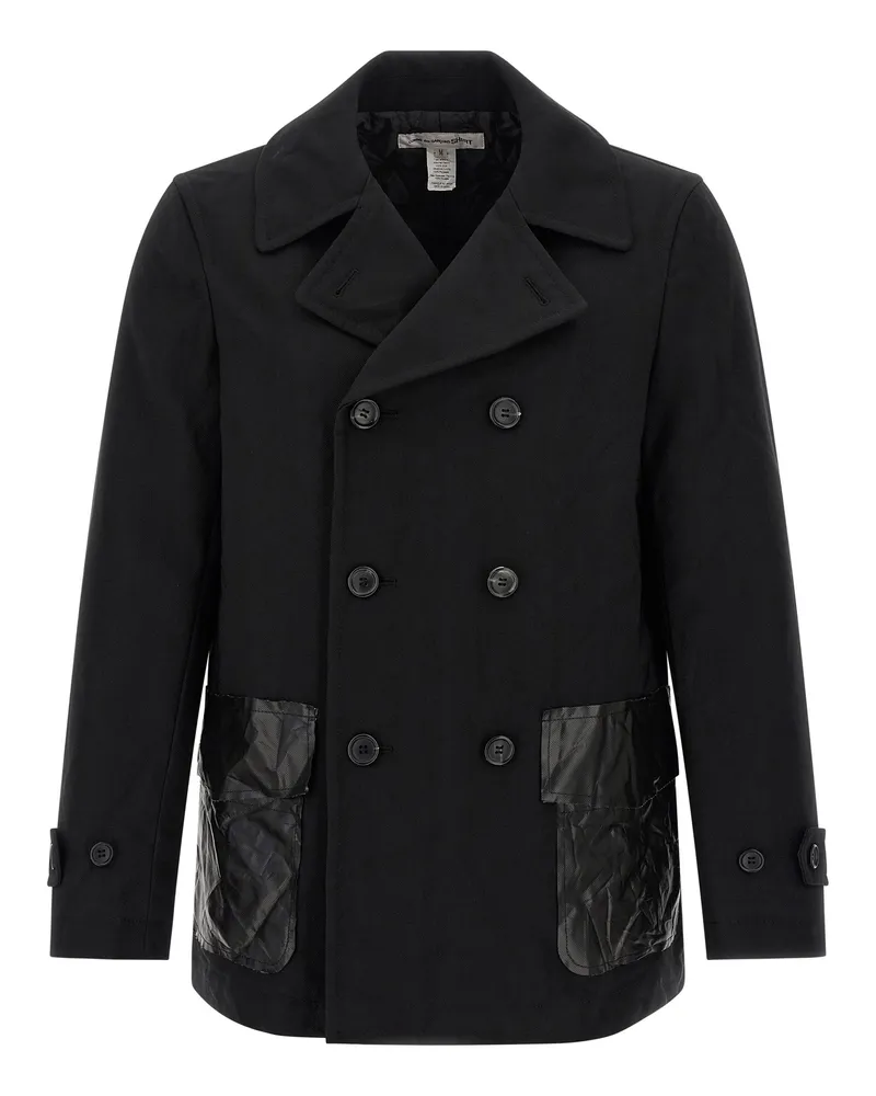 Comme des Garçons Comme des Garcons Hemd doppelte Breasted Caban Black