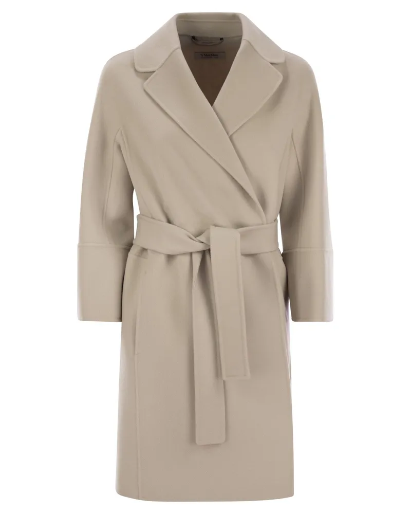 Max Mara Arona Virgin Wollmantel Natural