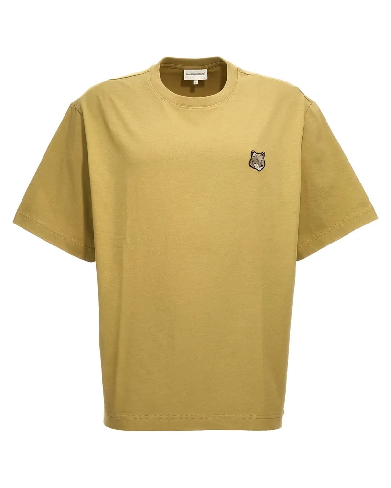 Kitsuné Bold Fox Head' T -Shirt Green