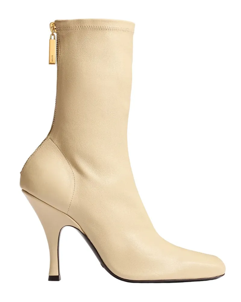 KHAITE Eva Mid Calf Stiefel 100 Sand