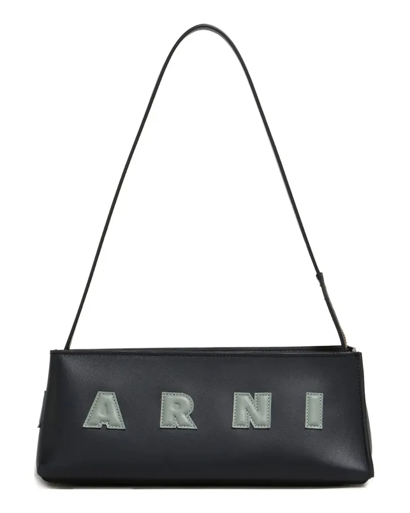 Marni Logo -Umhängetasche Black
