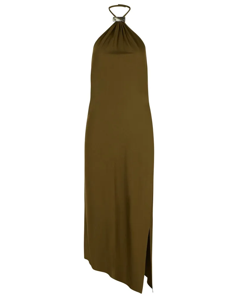 ATTICO Attico Green Viskose -Kleid Green