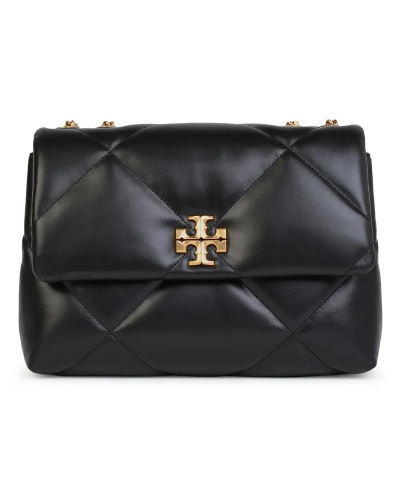 Tory Burch Kira' Doppelgurt Black Lear Tasche Black